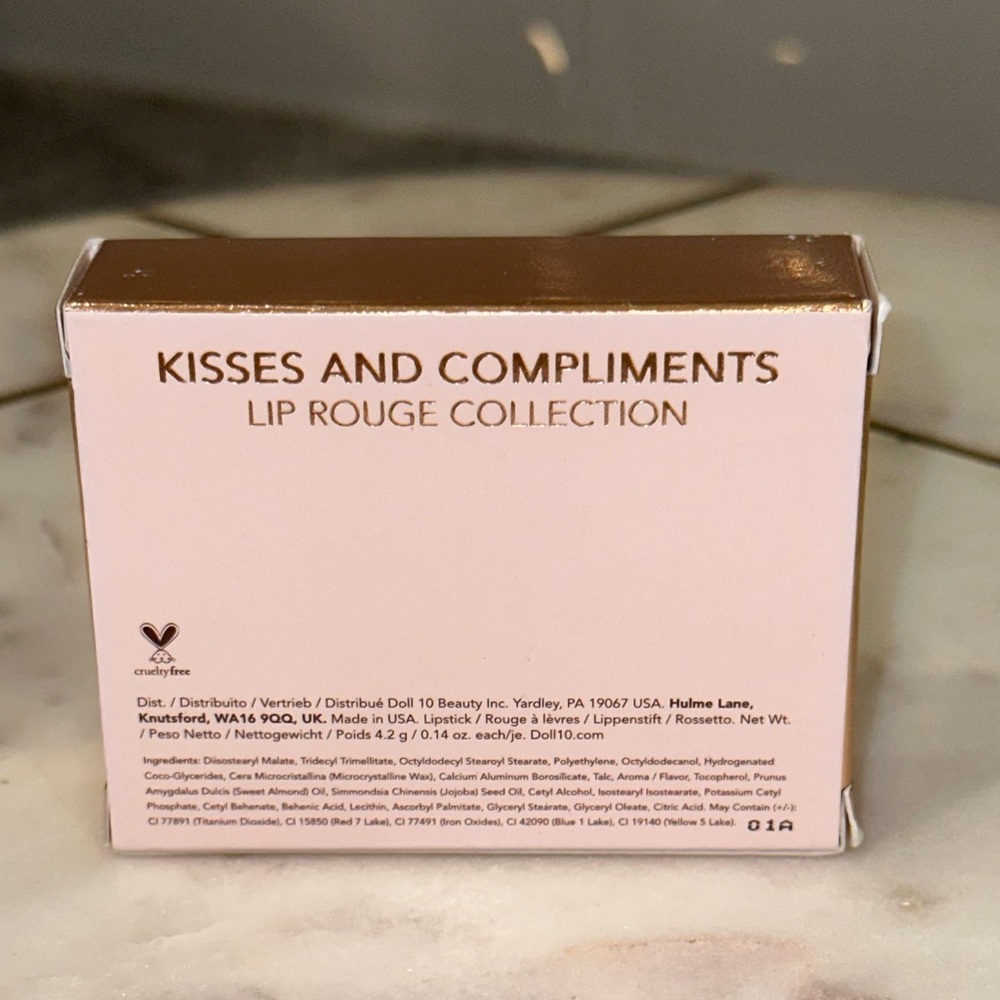 ✨NEW IN BOX✨ Doll 10 DOLL VAULT
KISSES & COMPLIMENTS LIP ROUGE COLLECTION - Picture 3 of 9